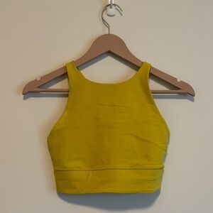 Lululemon Athletica Vibrant Yellow Energy Bra